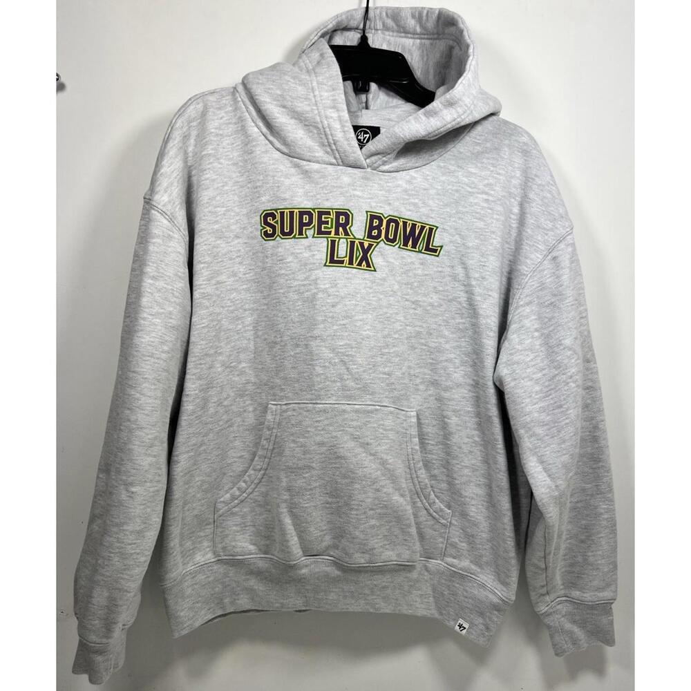 Stoney Clover Lane Gray Super Bowl LIX Hoodie